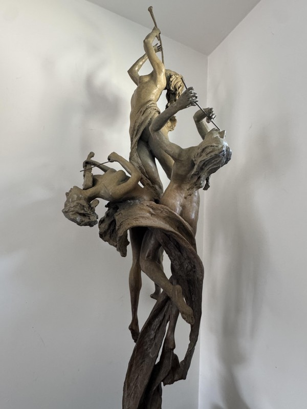Celebration bronze sculpture by Tuan