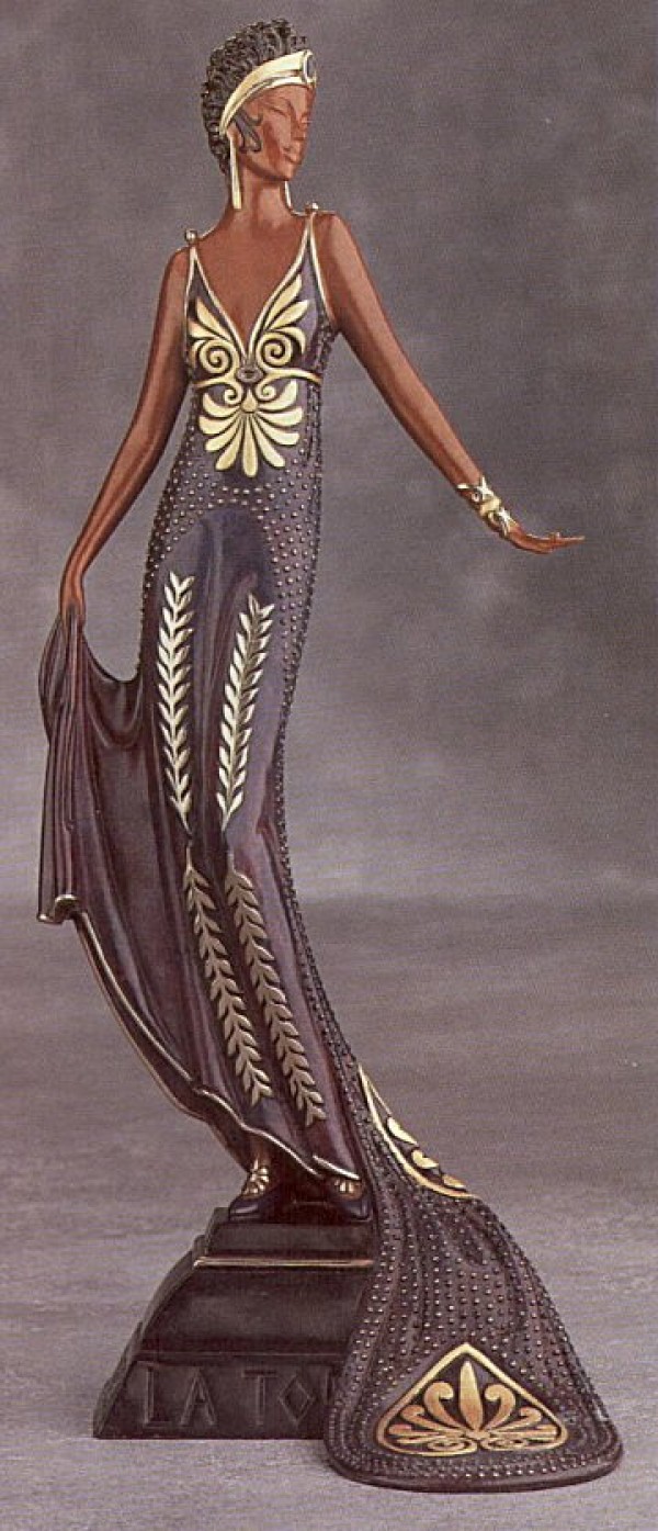 "La Tosca" Bronze Sculpture by Erte