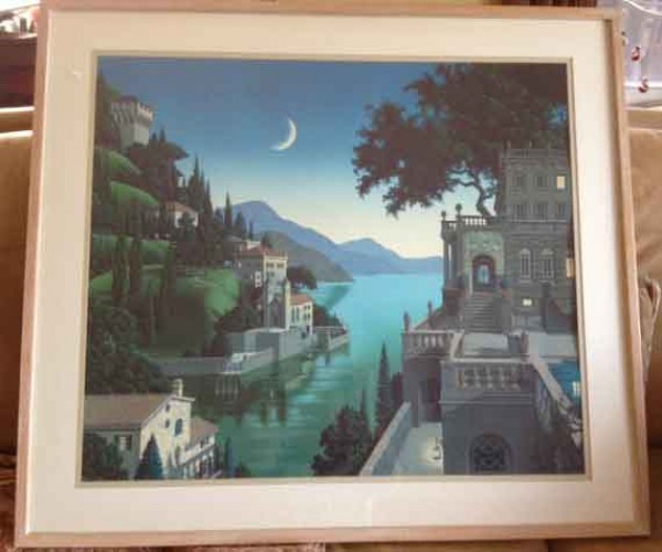 "Princess Kept The View" Framed Lithograph by Jim Buckles