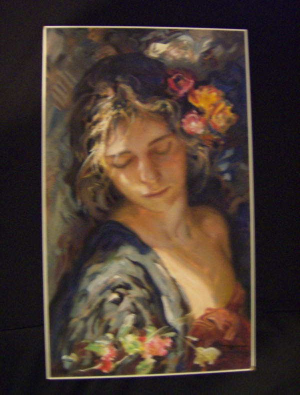 "Luces y Sombras" Framed Hand-Pulled Serigraph by Royo