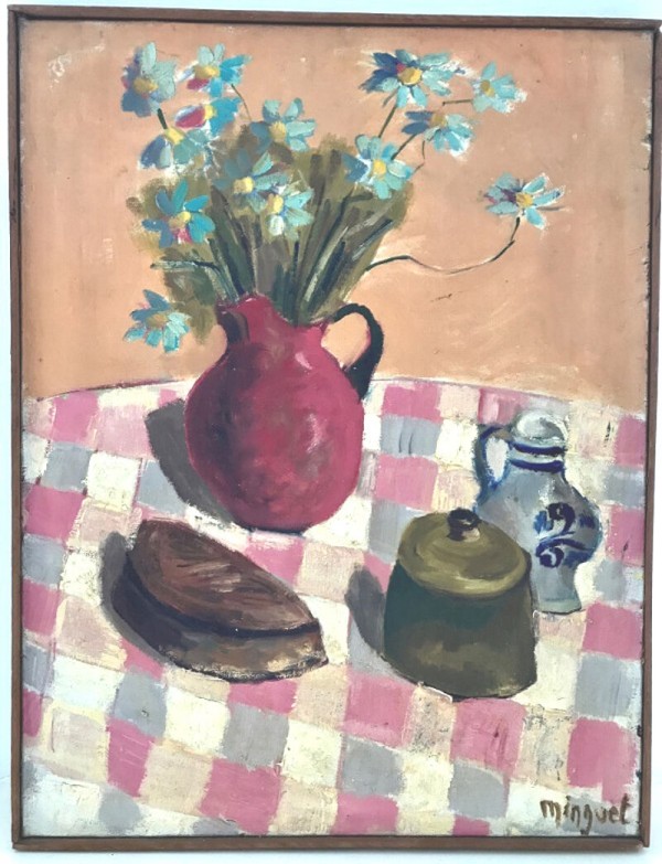 "Fleurs Estivales" Original Oil on Canvas by Alexandre Minguet