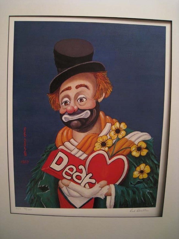 "Dear Heart" Matted Serigraph by Red Skelton