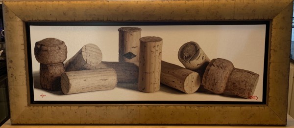 "Les Bouchons" Giclee on Canvas by Thomas Arvid