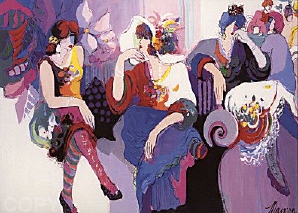 "At The Ball" Serigraph by Isaac Maimon