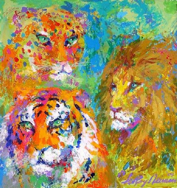 "Family Portrait" Serigraph by LeRoy Neiman