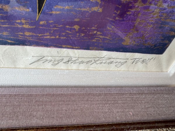 "Aurora" Serigraph by Ting Shao Kuang