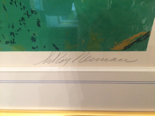 "April at Augusta" serigraph by LeRoy Neiman