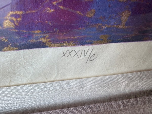 "Aurora" Serigraph by Ting Shao Kuang