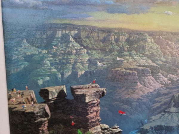 Grand Canyon 2003 Seriolithograph with Hand-Embellishment by Alexander Chen