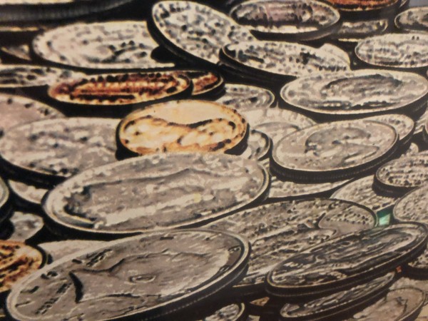 &ldquo;Face Value&rdquo; Hand-Embellished Serigraph on Paper by Doug Webb