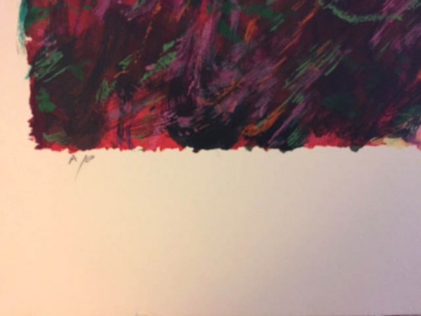 "Forest At Dusk" AP Serigraph by Aldo Luongo