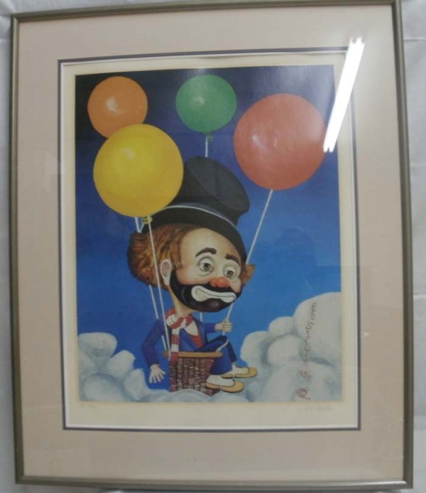 "Up, Up and Away" Framed Lithograph by Red Skelton