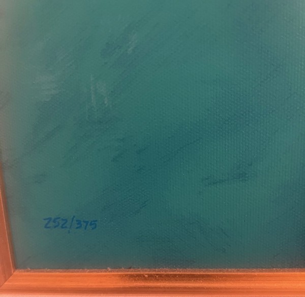 "Man Who Made An Unwise Purchase" Serigraph on Archival Canvas by Dr. Seuss