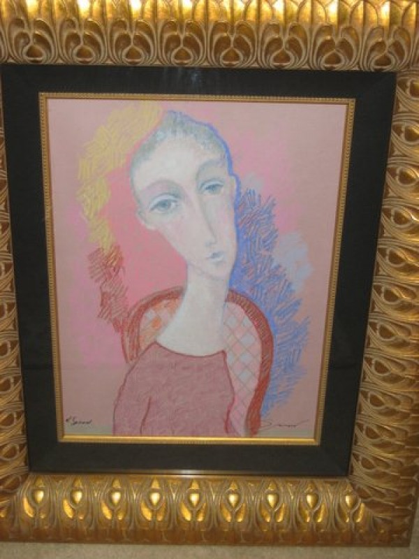 "Refelction" Original pastel on paper by Sergey Smirnov