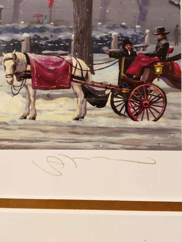 Central Park South 2006 Seriolithograph in Color on Paper by Alexander Chen