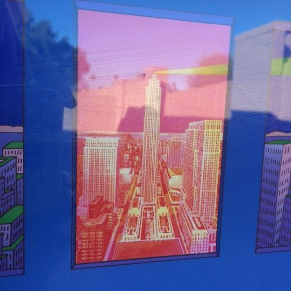 "New York" Lithograph by Jean Michel Folon