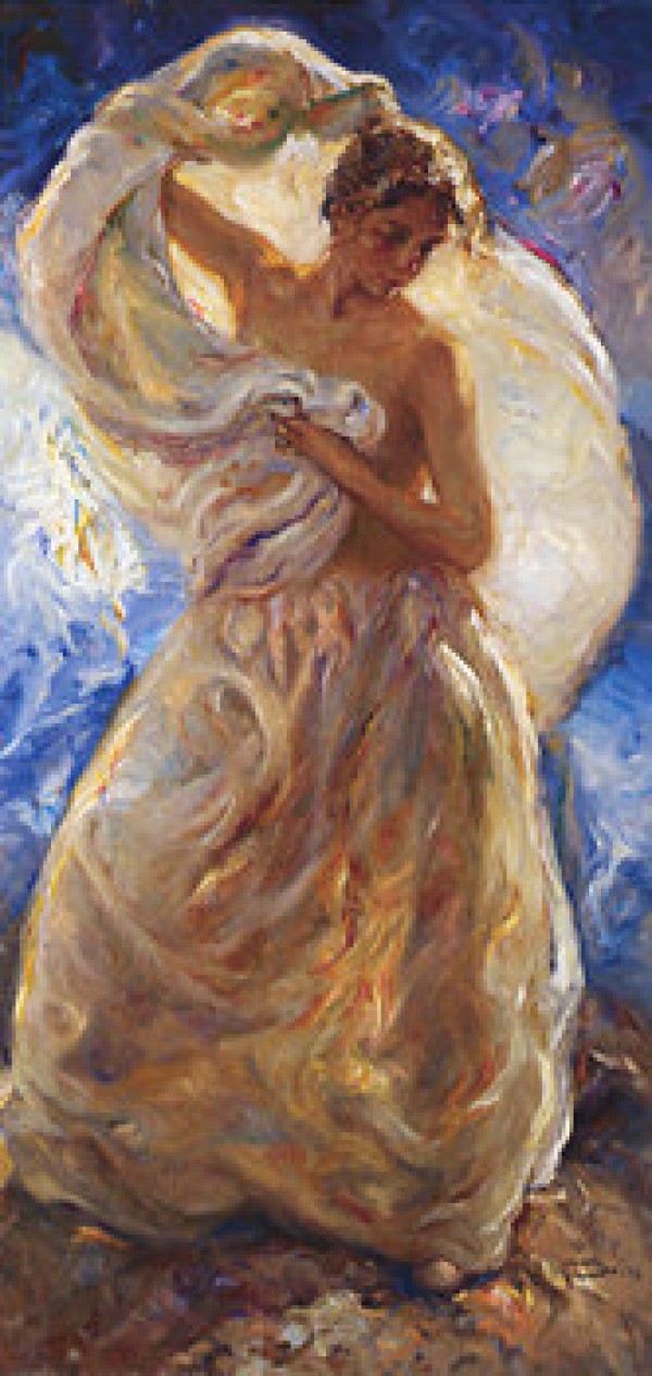 "Summer" from the Four Seasons Suite, Serigraph by Royo