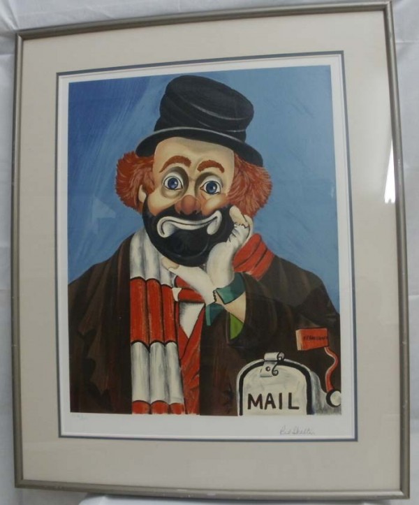 "Freddie's P.O. Box" Framed Serigraph by Red Skelton