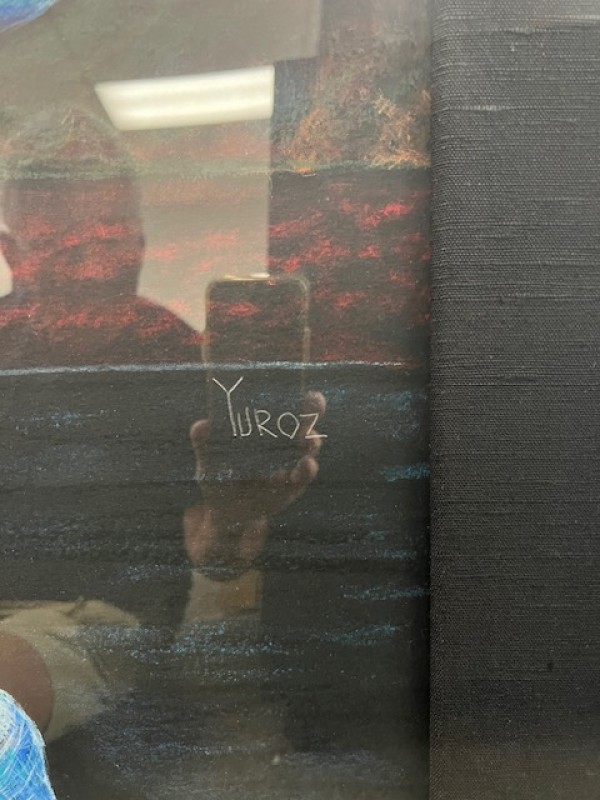 "The Hug" Serigraph on Paper by Yuroz