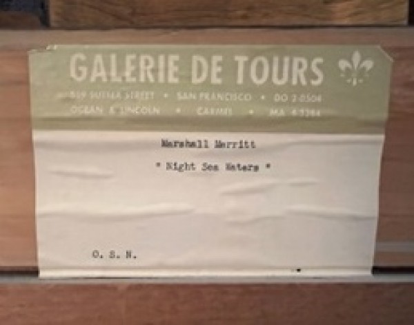 &ldquo;Night Sea Waters&rdquo; Original painting by Marshall Merritt