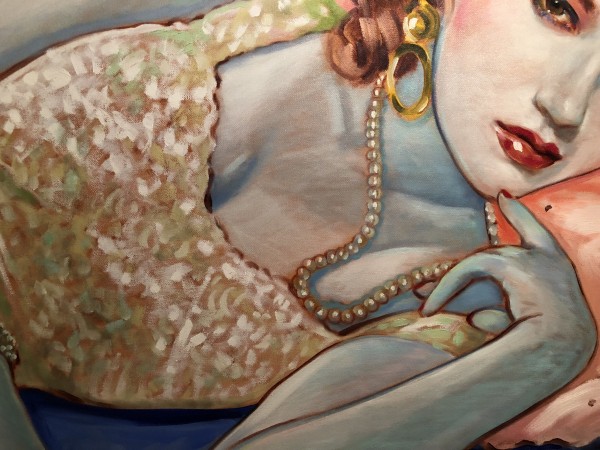 "When the Lights Are Low" Original Oil on Canvas by Colleen Ross