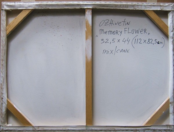 "Memory Flower" Original Mixed Media on Canvas by Oleg Zhivetin