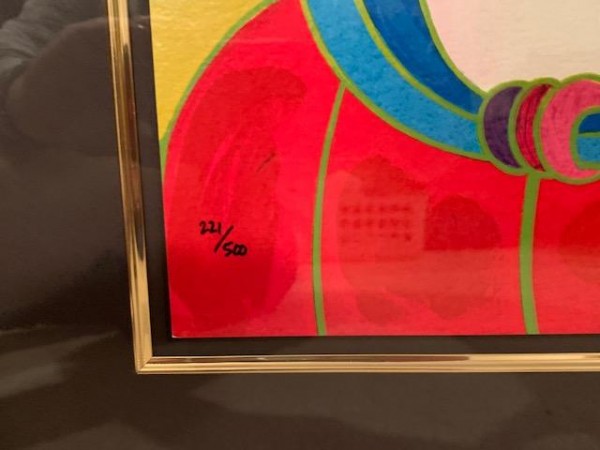 "Snow White" Serigraph from the Disney Commemorative Suite by Peter Max