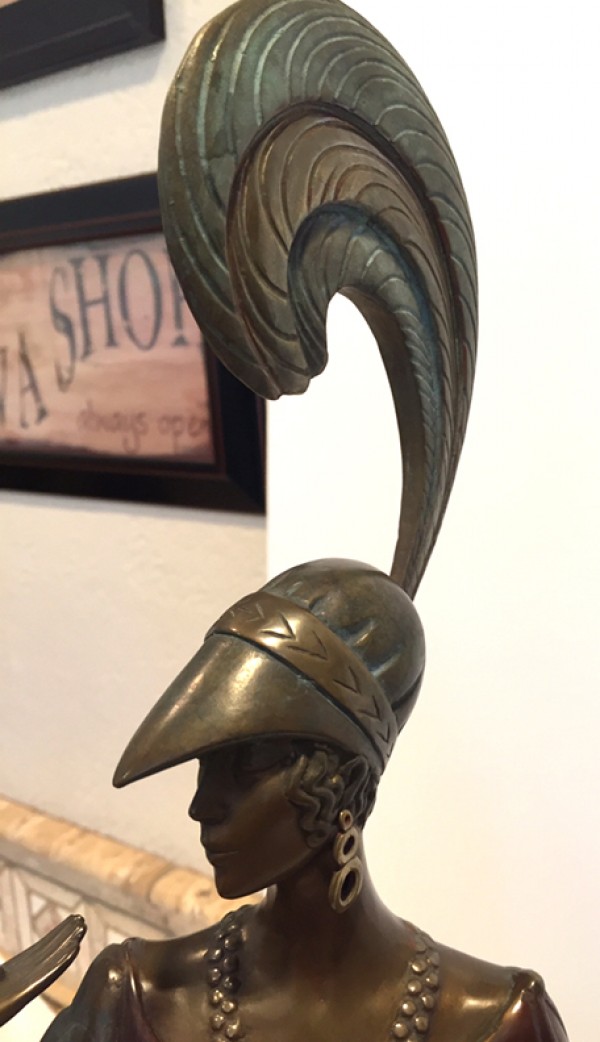 "Directoire" Bronze Sculpture by Erte