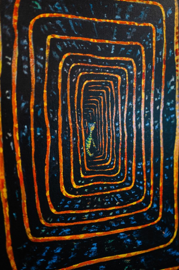 "Green Cat in Uleaborg Findland Subway" Mixed-Media Pigment Print on Archival Canvas by Dr. Seuss