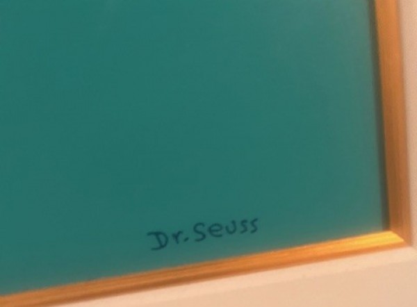 "Man Who Made An Unwise Purchase" Serigraph on Archival Canvas by Dr. Seuss