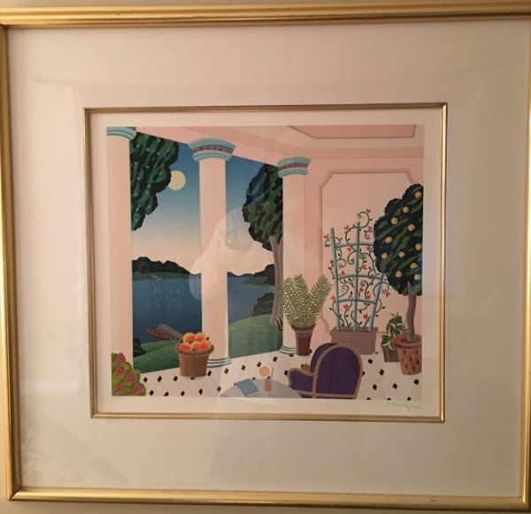 "Plantation" Serigraph on Paper from Thomas McKnight's "Four Corners Suite"