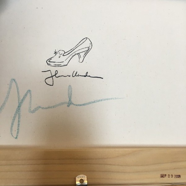 &ldquo;Cinderella Wishes Upon A Dream&rdquo; Highlighted Canvas Print by Thomas Kincade