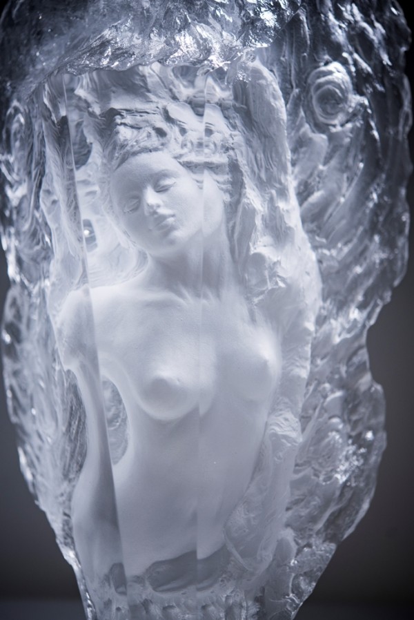 "Purity" Acrylic Sculpture by Ira Reines