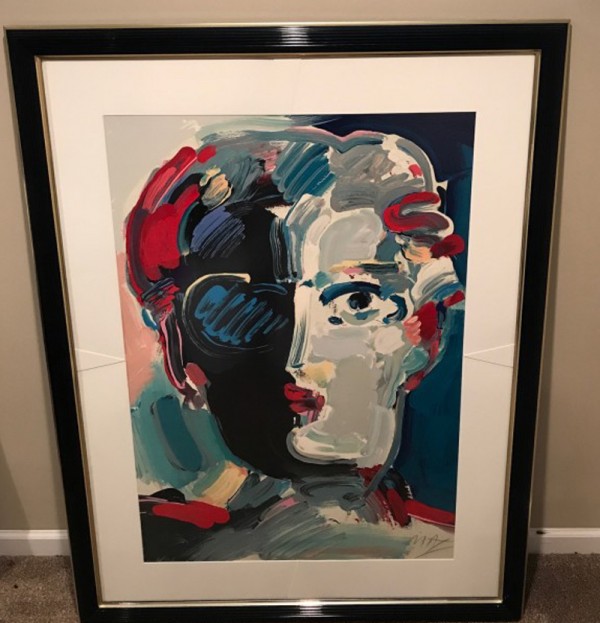 "The Fauve" framed Serigraph/Arches Paper by Peter Max from the Beauty and the Fauve Suite