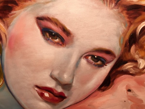 "When the Lights Are Low" Original Oil on Canvas by Colleen Ross