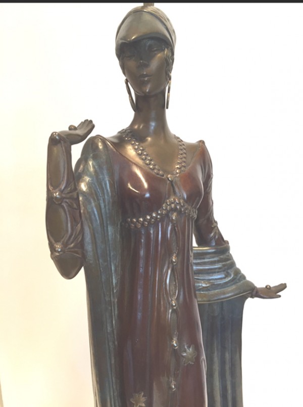 "Directoire" Bronze Sculpture by Erte