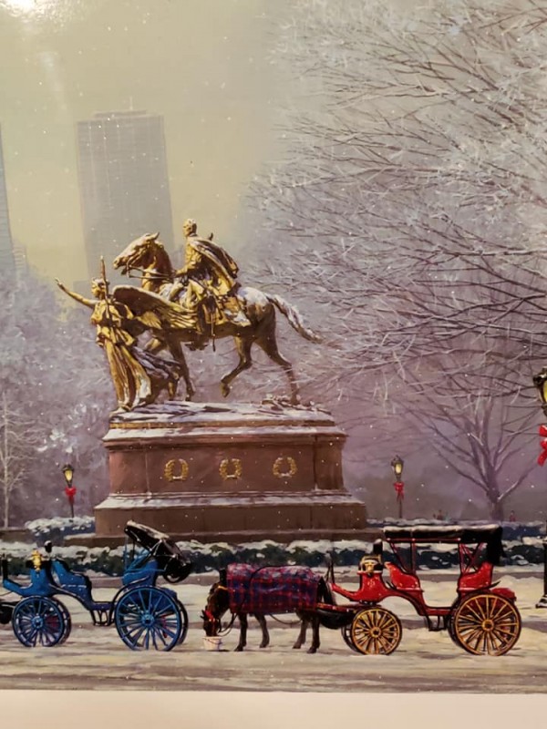 Central Park South 2006 Seriolithograph in Color on Paper by Alexander Chen
