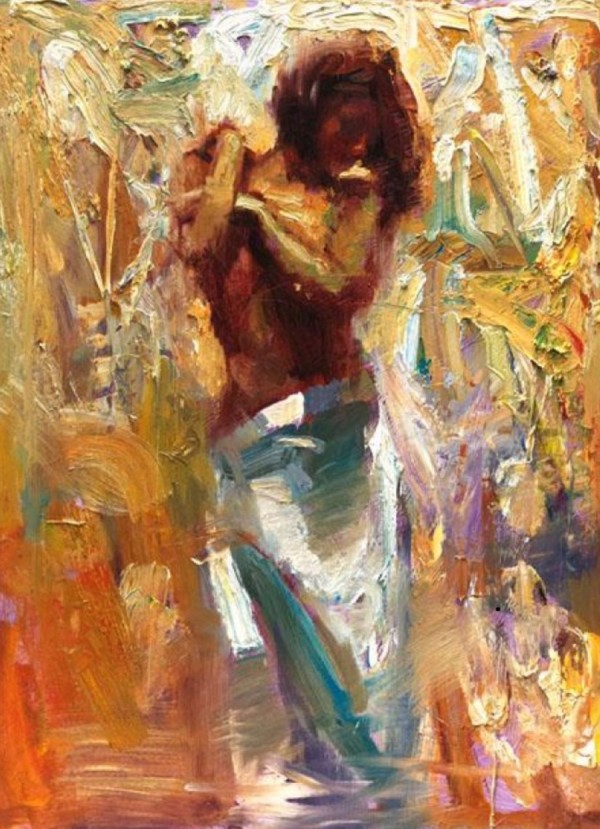 "Transition"Hand-Embellished Giclees on Canvas by Henry Asencio