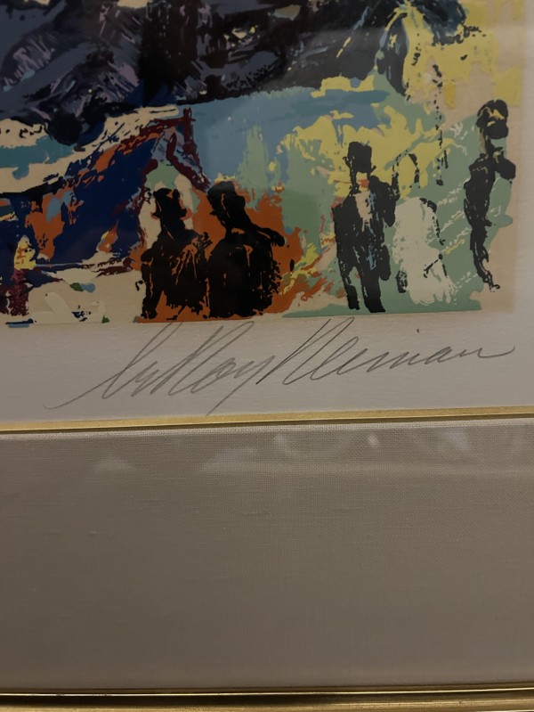 Plaza Square Serigraph by LeRoy Neiman