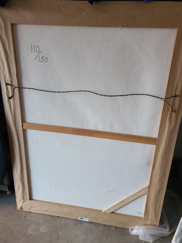 Anatole Krasnyansky bluebird limited edition out of 150 paintojg 