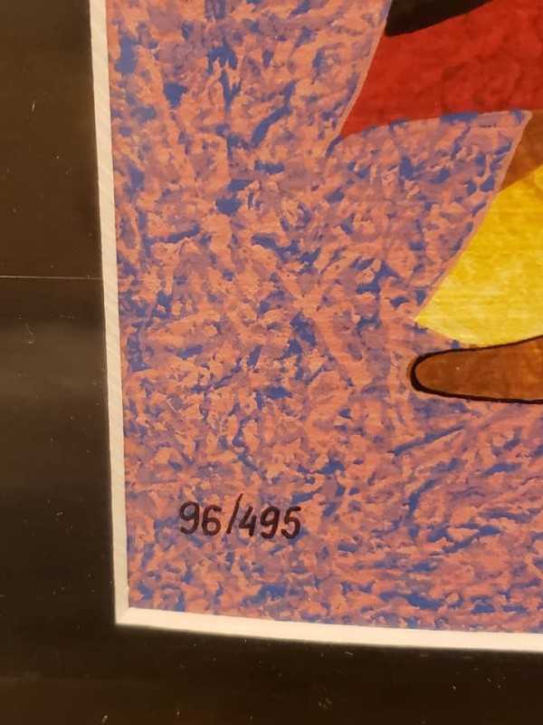 "Enigma" Seriolithograph in Color on Wove Paper by Anatole Krasnyansky
