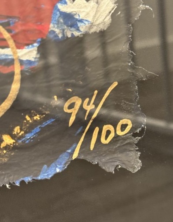 "Minerva" Original Multiple on hand torn Rick Paper by Orlando, AB