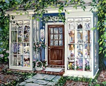 "Lilacs and Lace" Serigraph by Susan Rios