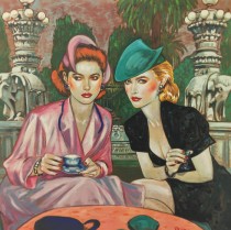 "Think I'm Gonna Like it Here" Serigraph by Colleen Ross