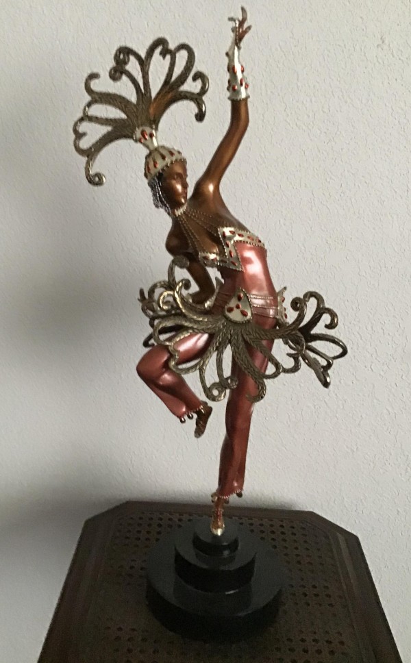 “Firedancer" Bronze Sculpture by Erte 