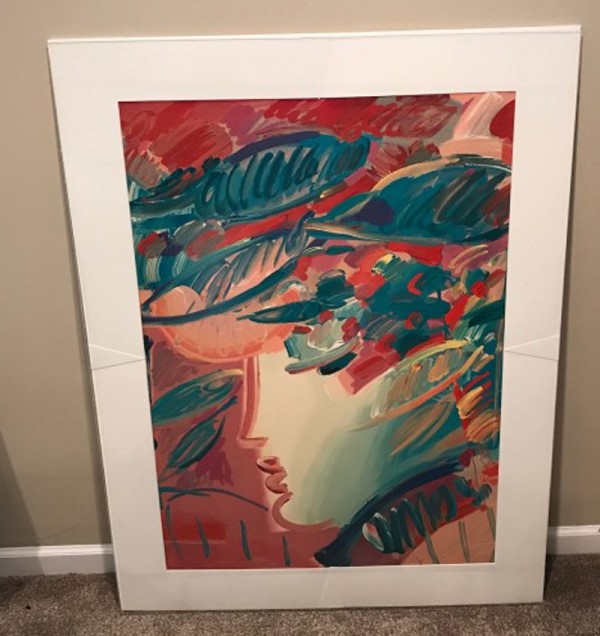 "Beauty" unframed Serigraph/Arches Paper by Peter Max from the Beauty and the Fauve Suite