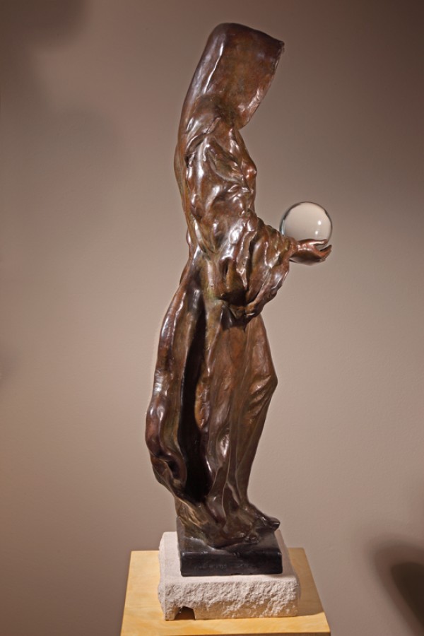 "The Source"  1/2 Life Size Bronze Figure Signed Numbered Sculpture And Fountain