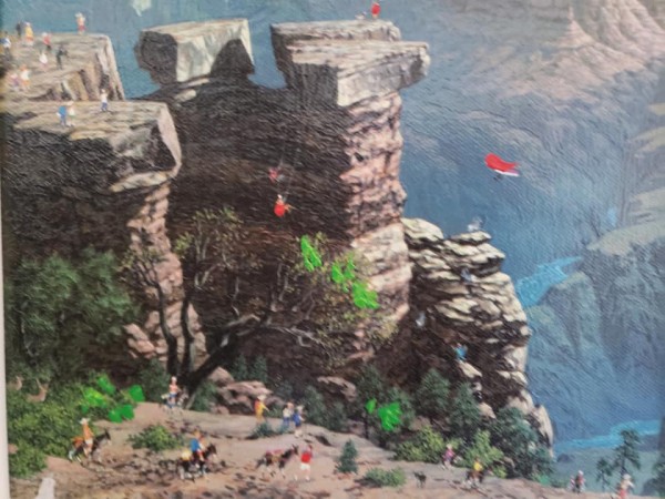 Grand Canyon 2003 Seriolithograph with Hand-Embellishment by Alexander Chen