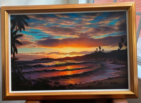 "West Maui Sunset" Original Oil on Canvas by Christian Riese Lassen