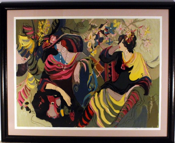 "Gazebo" Serigraph on Paper by Isaac Maimon